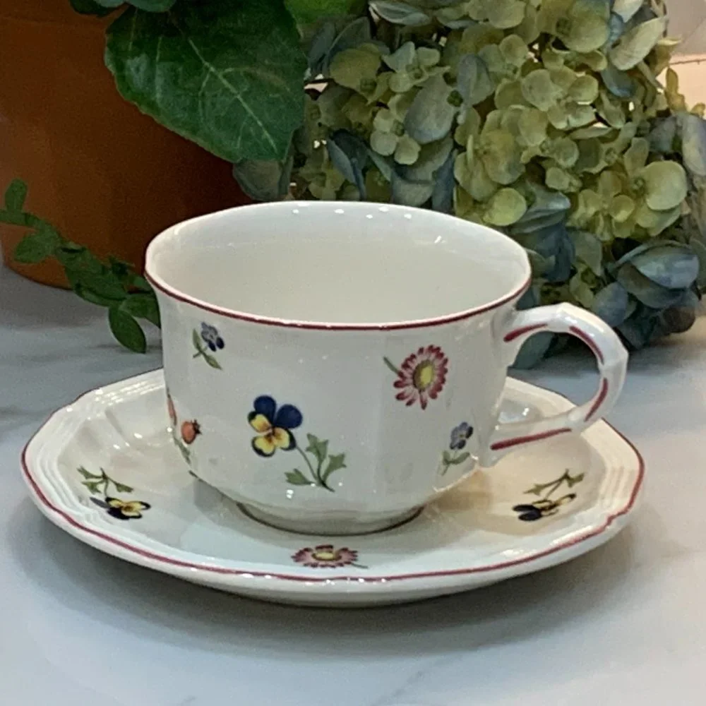 Villeroy & Boch “Petite Fleur” Cup & Saucer –1 Set (More) Cottage Tea Room Charm